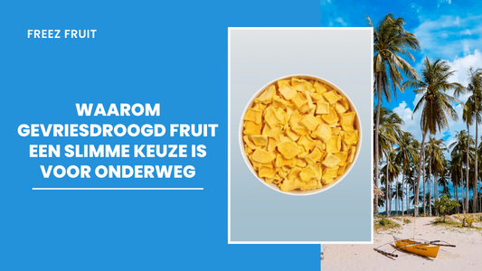 Waarom gevriesdroogd fruit een slimme keuze is voor onderweg - gevriesdroogde fruit