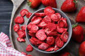 Gevriesdroogd fruit, aardbei
