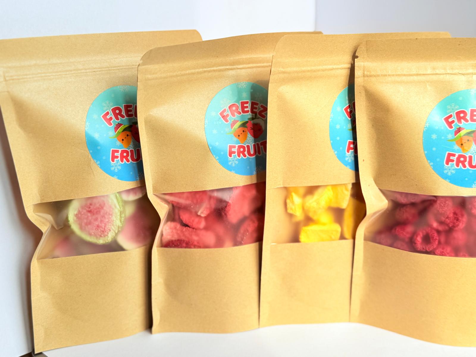 Gevriesdroogd fruit aardbei, products